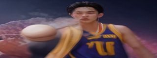 NBA球场上篮球运动员高高跳起完成扣篮动作，球场灯光璀璨球迷欢呼，展现职业篮球的力量与激情